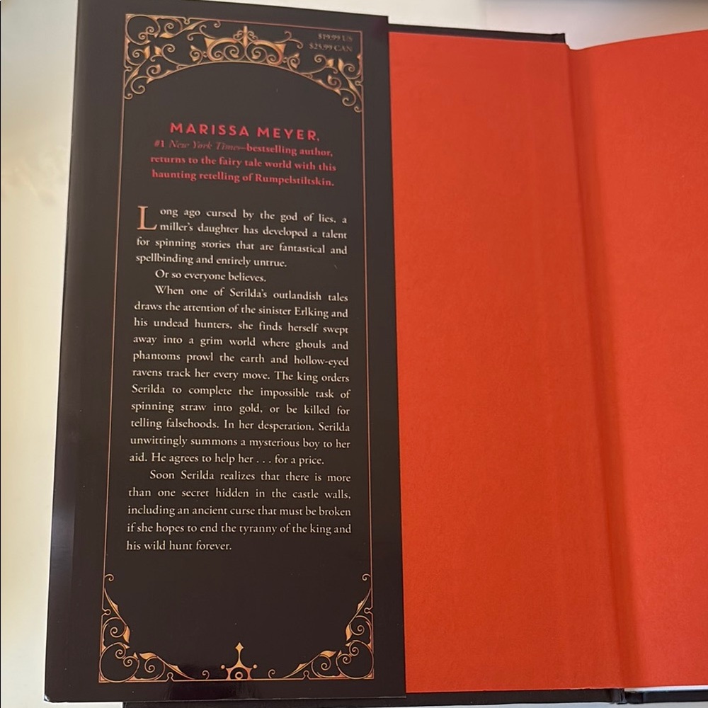 Signed First Edition Gilded Hardcover Book by Marissa Meyer YA fantasy books - Picture 3 of 13